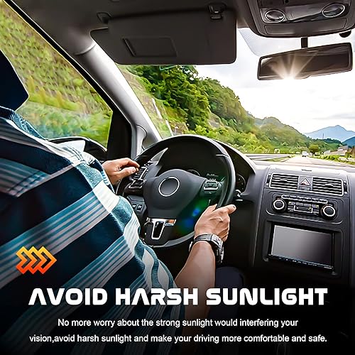 Miniatura 6 de Reemplazo de visera parasol para lado izquierdo del conductor gris compatible con Toyota Camry 2007 2008 2009 2010 2011 sin techo corredizo de