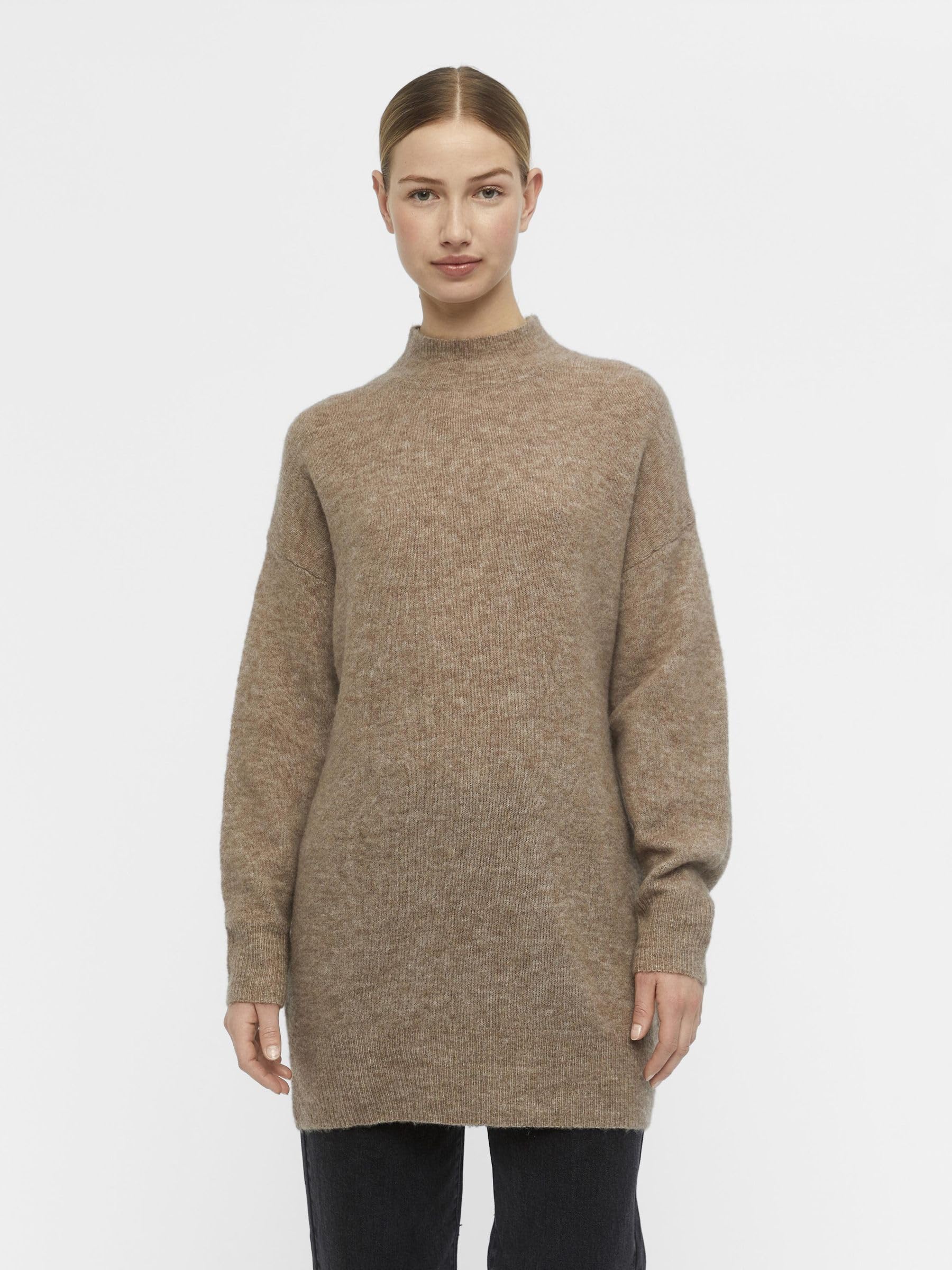 Object Sweter Kobiety Objellie L/S Knit Tunic Noos