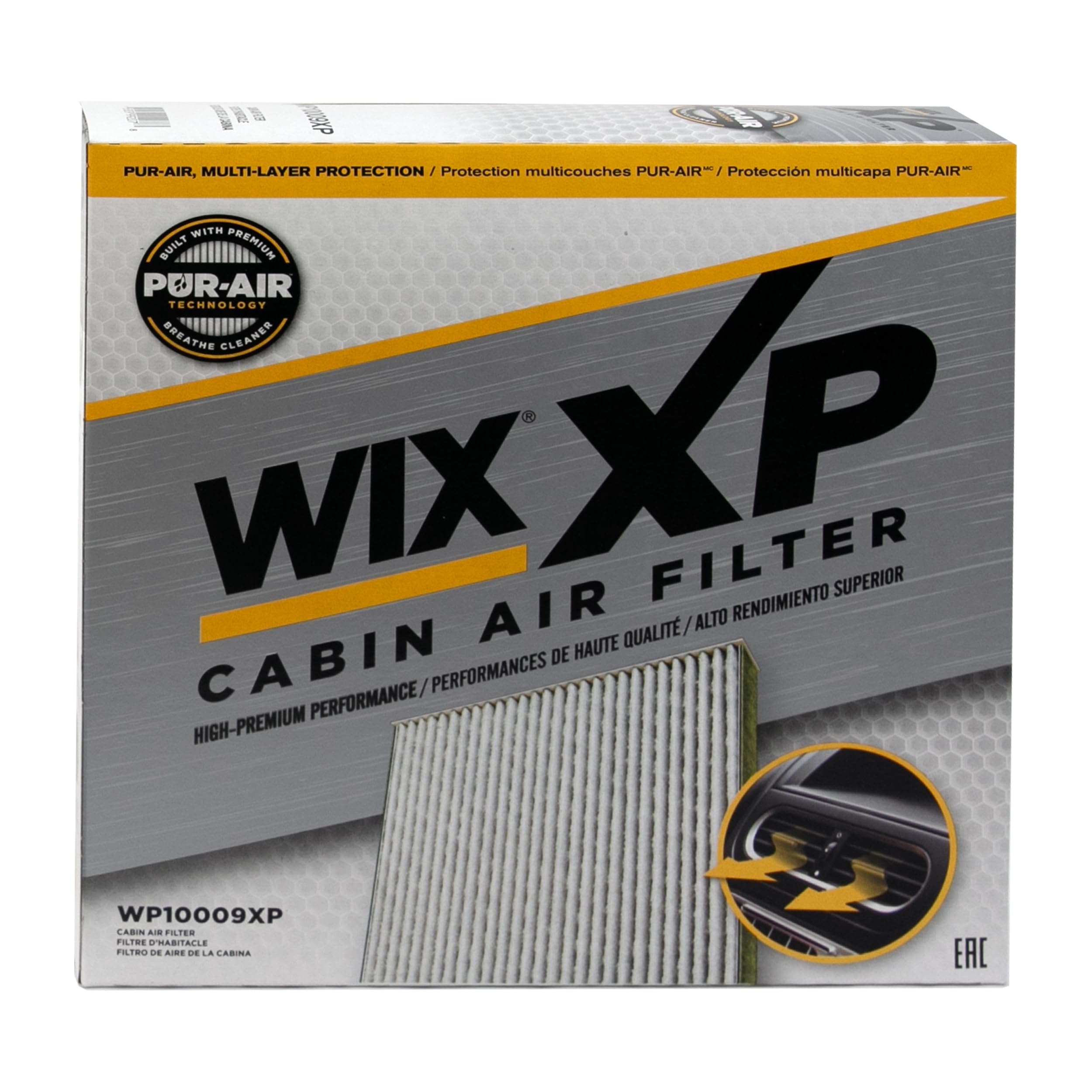 Amazon.com: WIX WP10009XP WIX XP Cabin Air Filter Replacement