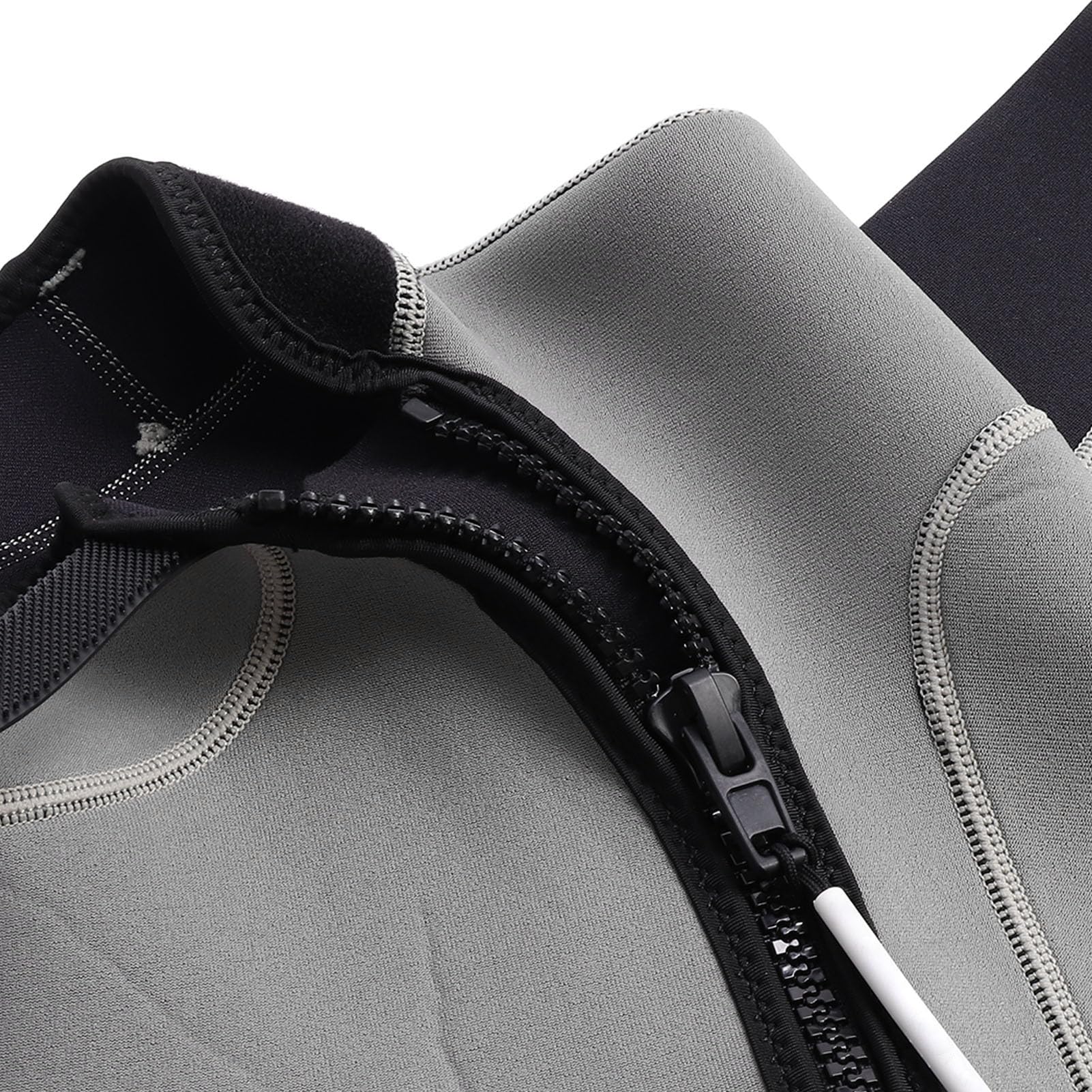 Traje de Buceo de Cuerpo Completo, Rodilleras, Neopreno Ligero, Bloque de Color, Traje de Neopreno de una Pieza, Cremallera Frontal Transpirable para Surfear