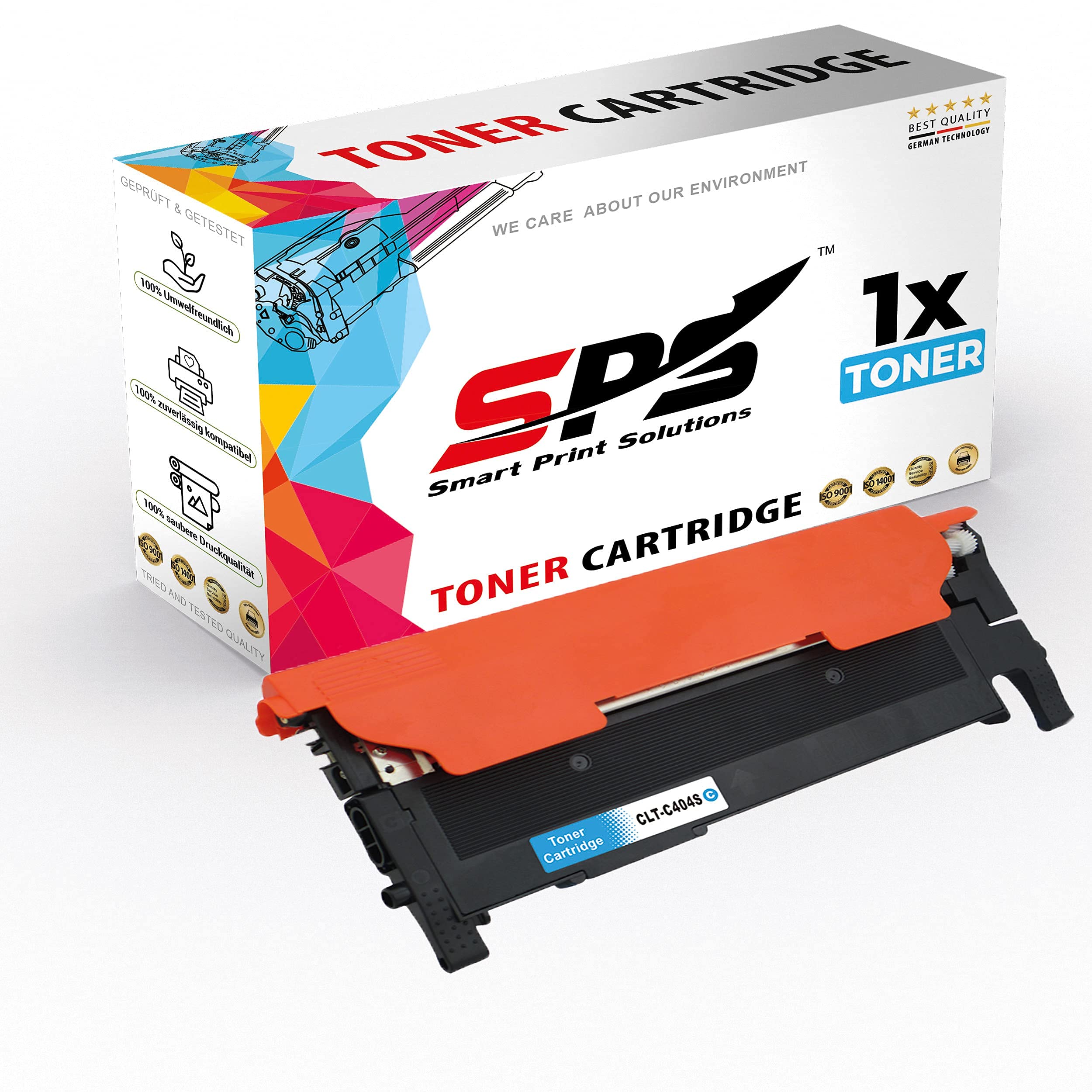 SPS 1x CLT-404S Cyan toner compatible Cartridge Replacement for Samsung 404 MFC-Xpress C480FN C480FW C480W Xpress-C430 C430W C480 C480W C480FN SLC480FN C480FW SLC480FW SLC480W
