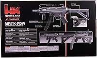 Vista 5 de Umarex HK Heckler & Koch MP5 K-PDW - Rifle de aire semiautomático calibre .177 BB