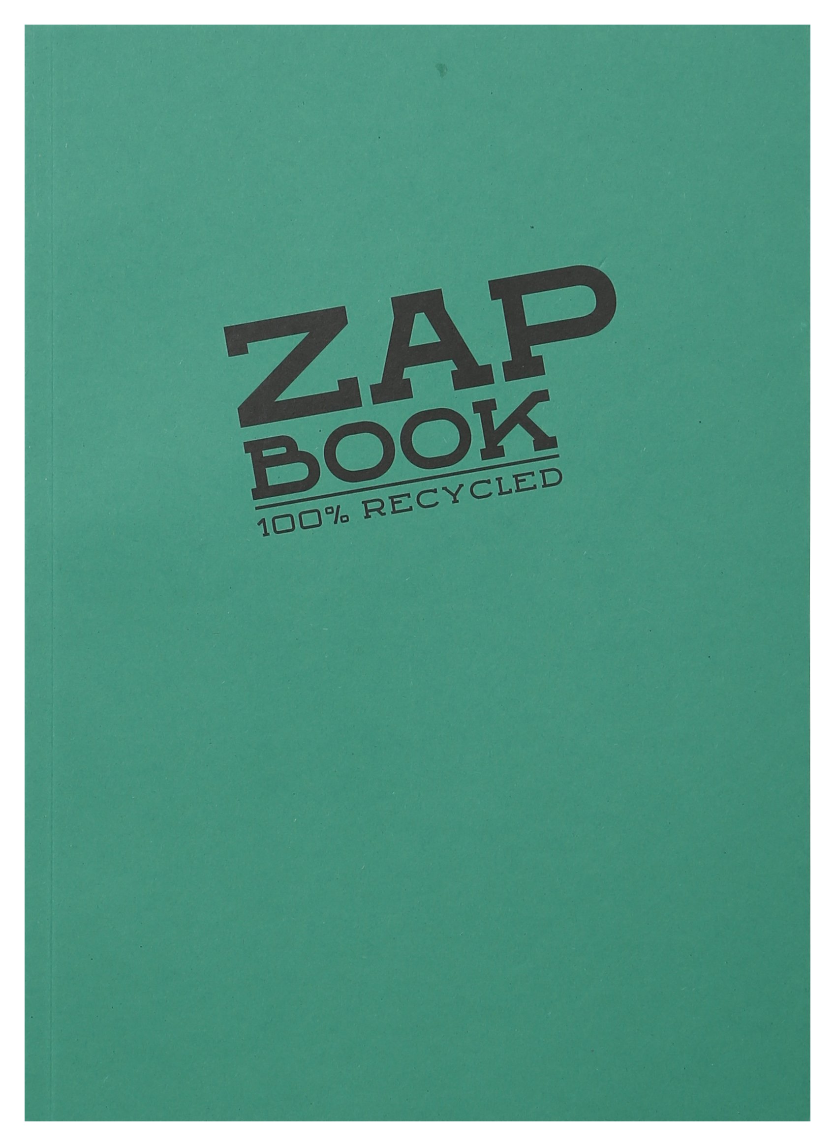 Clairefontaine - Ref 3355C - Recycled Zap Book (160 Pages) - A5 (210 x 148mm) Size, Recycled 80gsm Paper, Acid Free, pH Neutral - Assorted Bright Colours (Pack of 5)