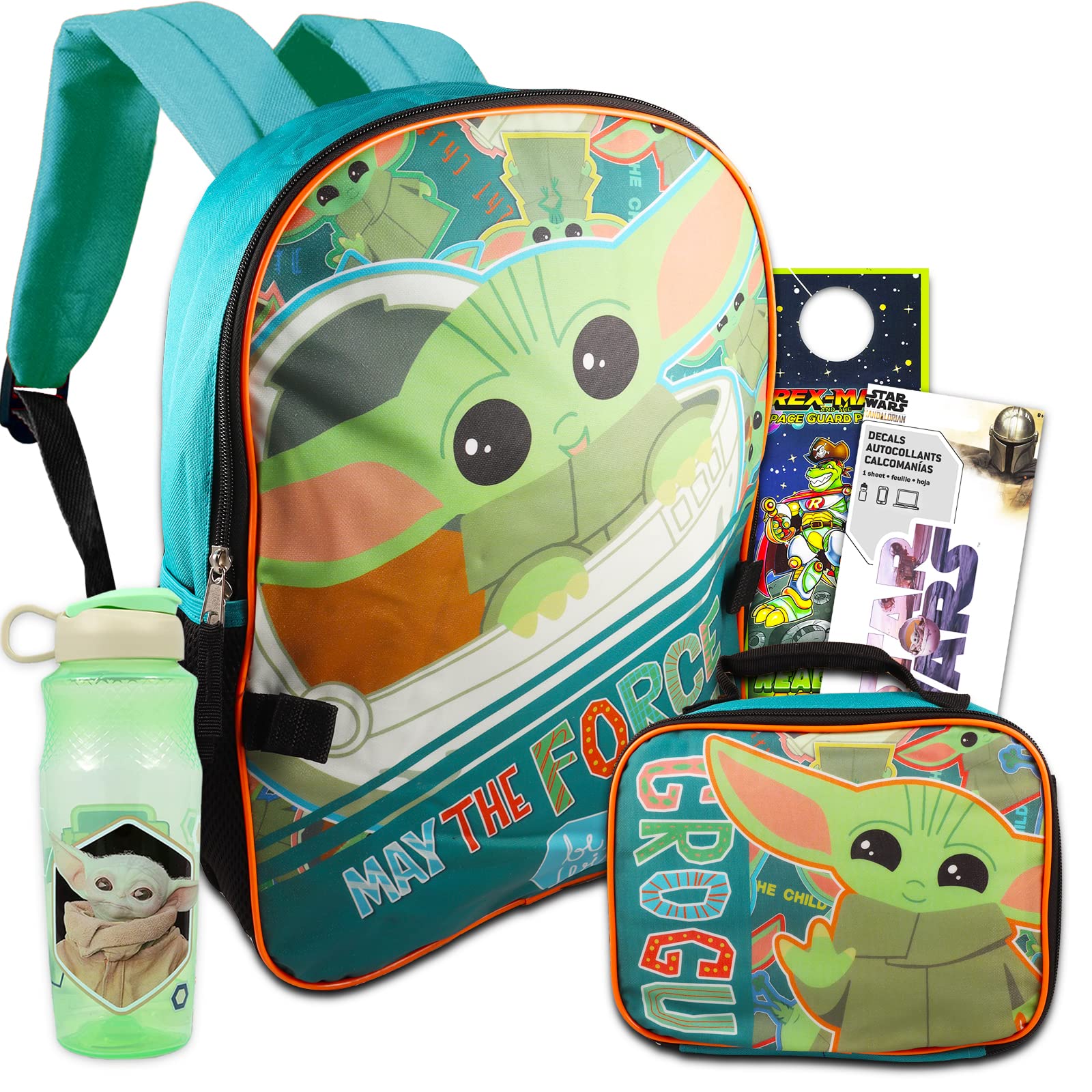 Buy Baby Yoda StoreBaby Yoda Backpack and Lunch Box Set Mandalorian