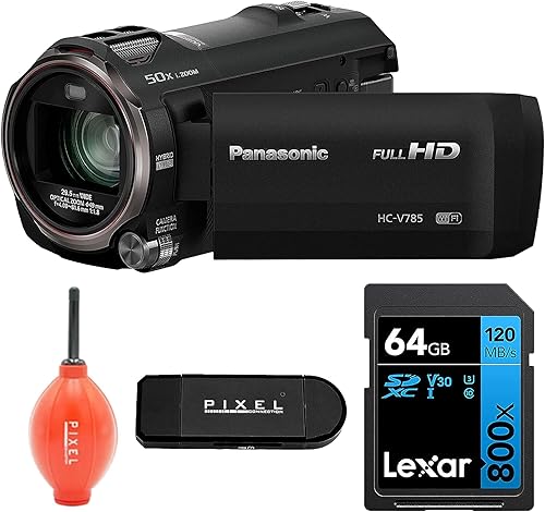 Pixel Connection Panasonic HC-V785K - Videocámara Full HD con accesorio avanzado y paquete de viaje  HC-V785K  3 años de garantía Panasonic