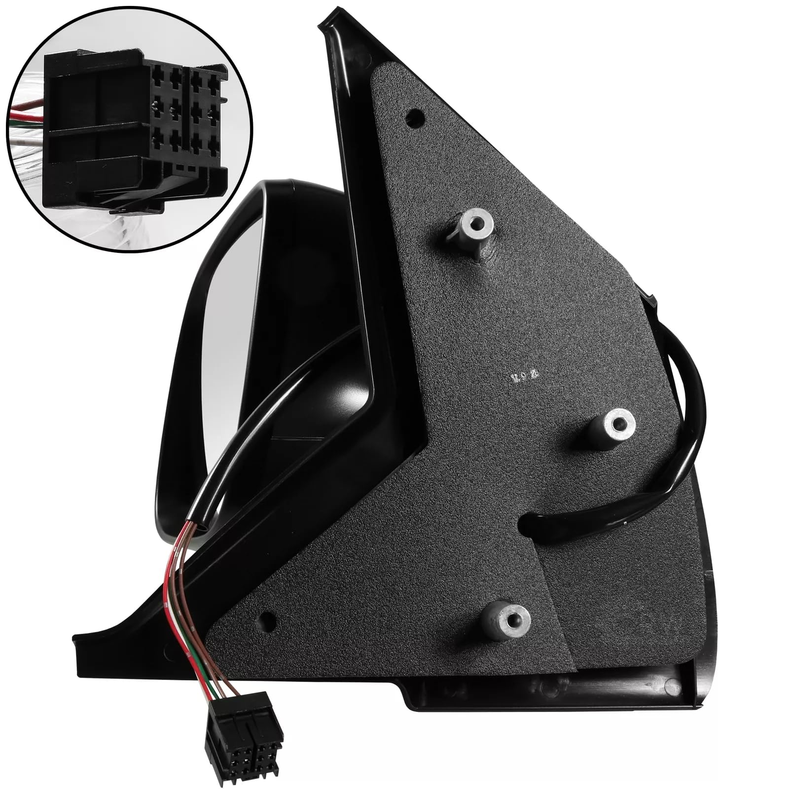HEYOUTH Retrovisores Exteriores Eléctricos Eléctricos Izquierdos,Espejos Laterales Completos con Cristal Calefactado Convexo,para VW Transporter T5 2009-2015