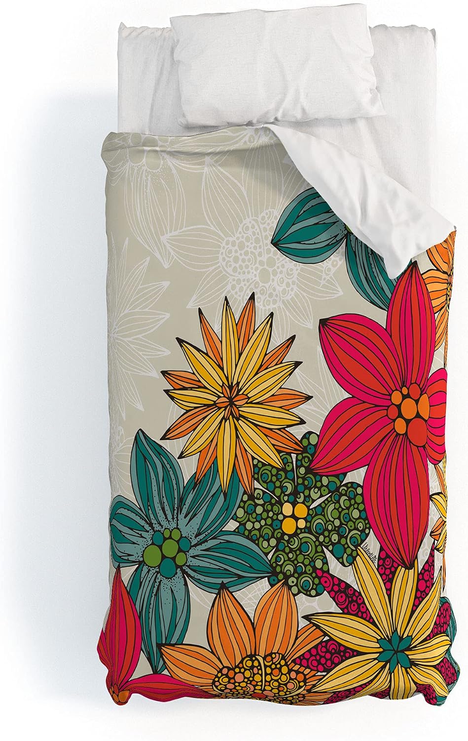 Deny Designs Cotton Duvet, Valentina Ramos Phoebe, Queen