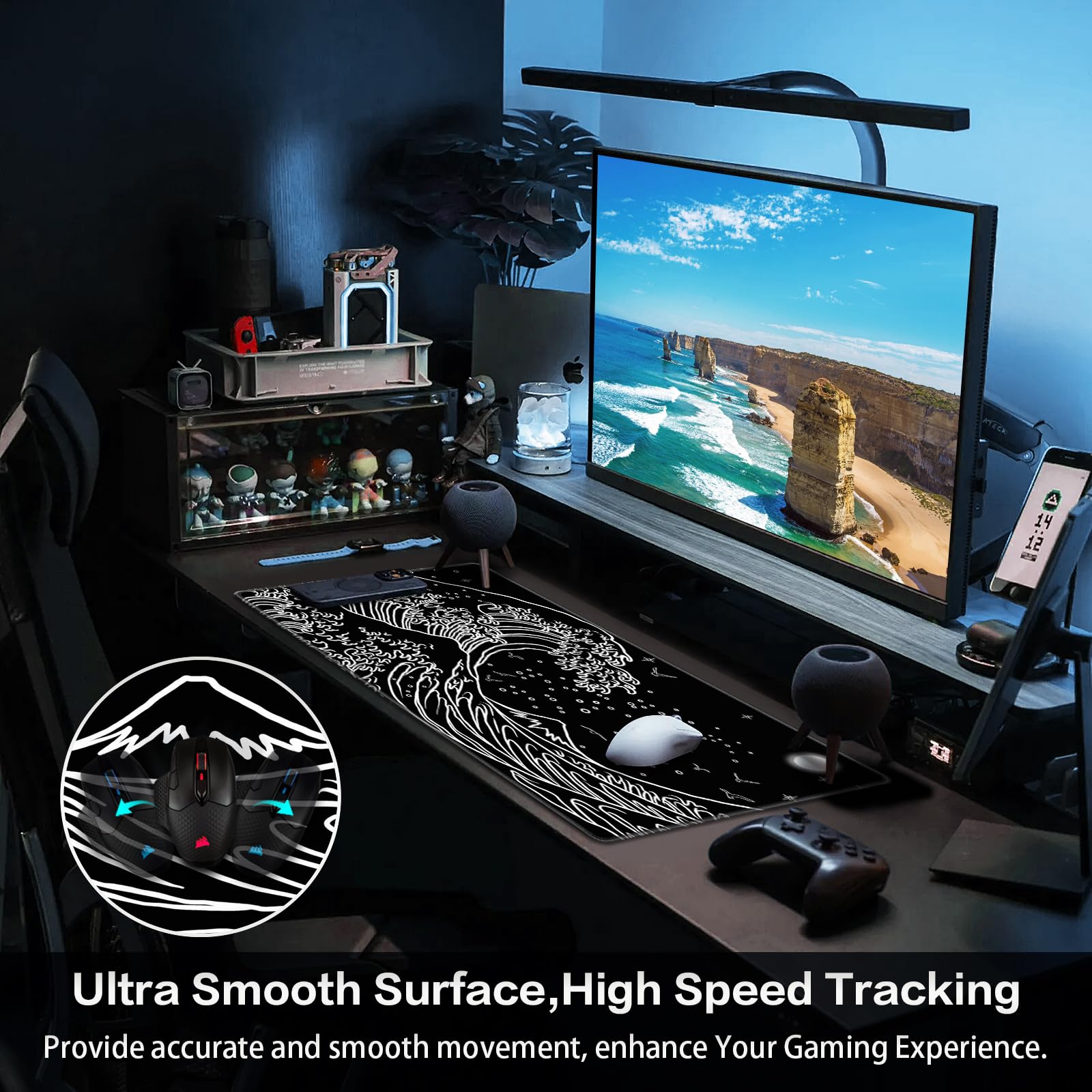 Desk Setup Reddit Cheap Drawing Tablet Non-Slip Rubber Base