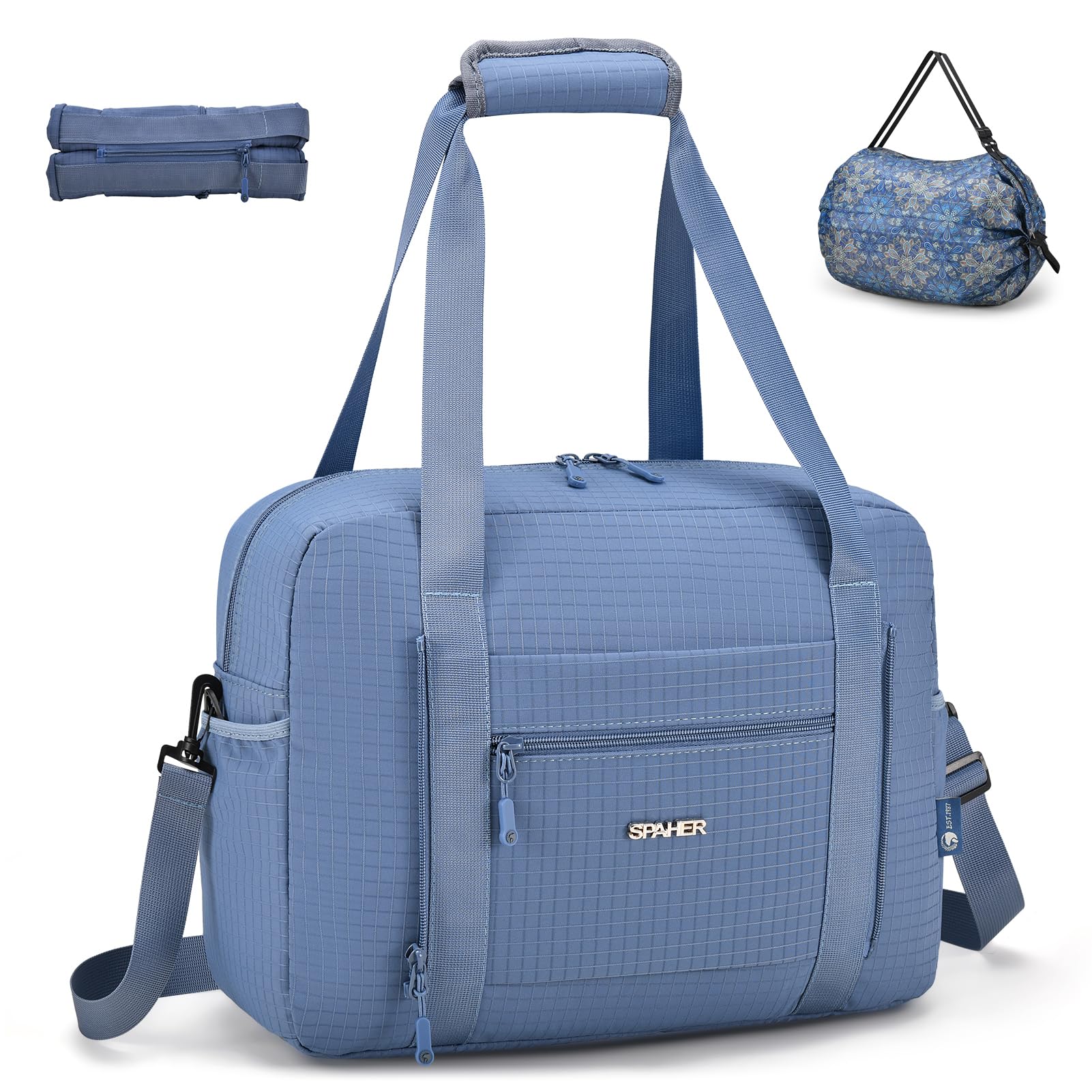 SPAHER Sac De Voyage 55x40x20 Ryanair Bagage Cabine Avion Tui Lufthansa