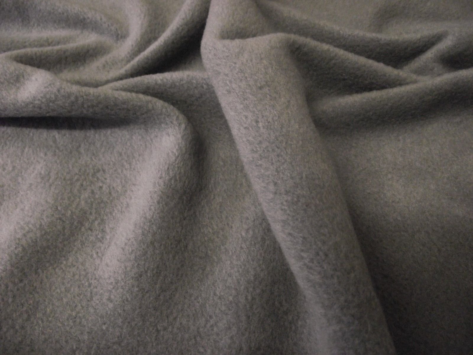 Quality Anti Pil Polar Fleece Fabric Material - Grey, 1Mtr - 150cmx100cm