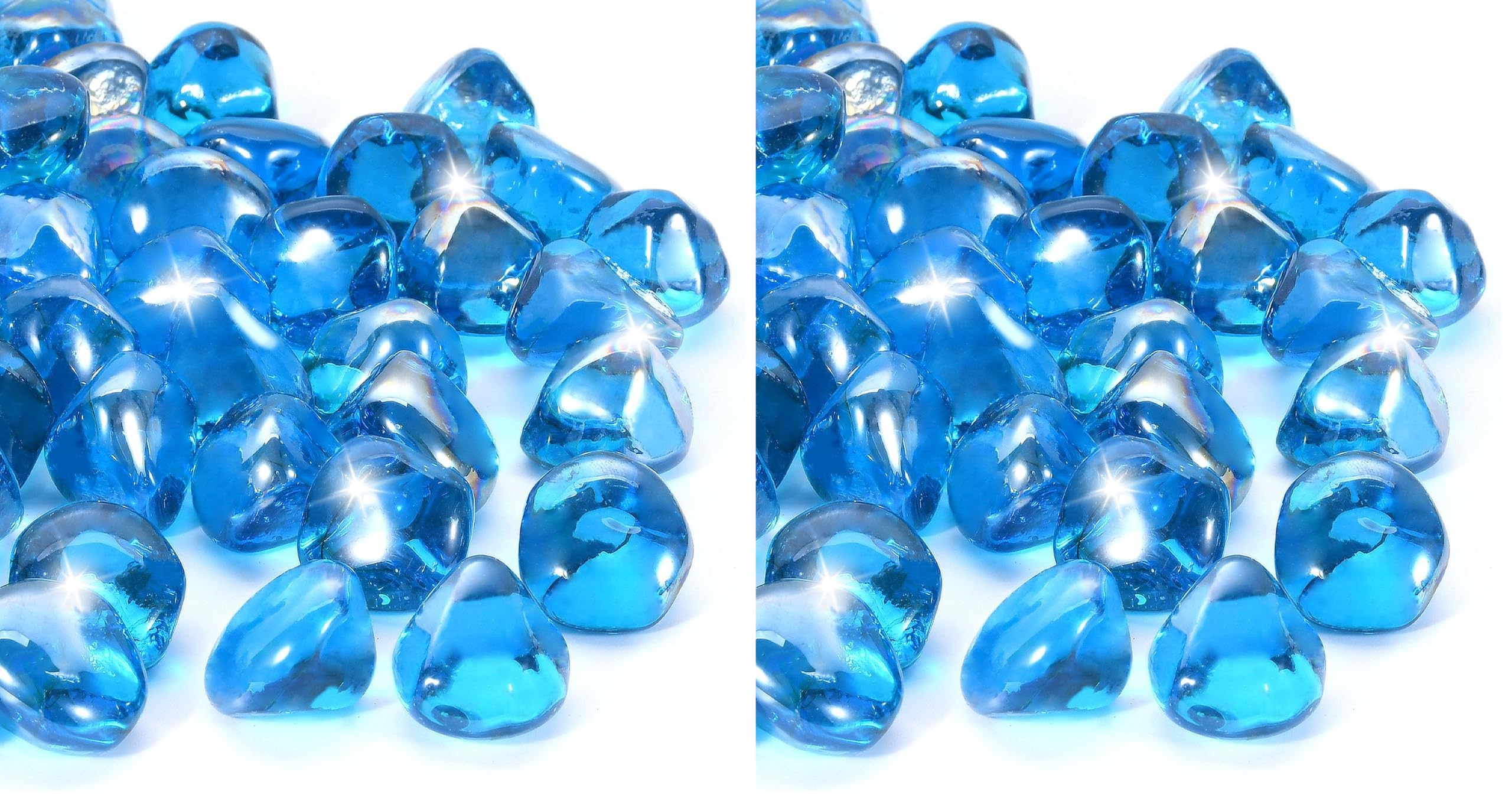 Fire Pit Glass Rocks - 10lbs Amber -14 Fire Pit Glass Rocks - 10lbs Amber -14