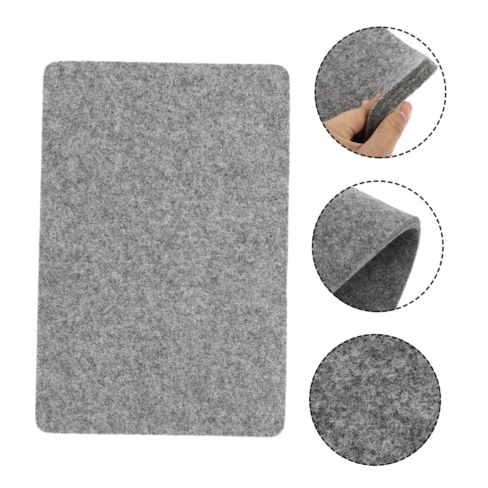 Tappetino da Stiro in Feltro di Lana, Asse Portatile 12x18 Pollici, Resistente al Calore, Leggero, per Cucito e Quilt