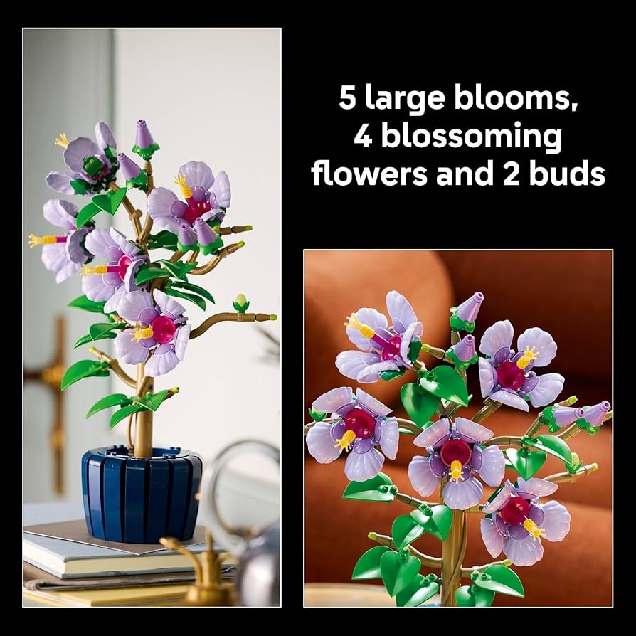 Amazon.com: LEGO Botanicals Hibiscus Flower Building Set