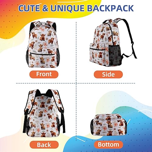Miniatura 2 de Mochila para niñas y niños, bolsas de libros de escuela secundaria primaria para adolescentes y niños, mochilas grandes para laptop de viaje