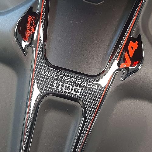 Miniatura 4 de Resin Bike Adhesivos 3D para motocicleta compatibles con Ducati Multistrada V4 1100 2021-2023. Protección de motocicleta contra golpes y arañazos.