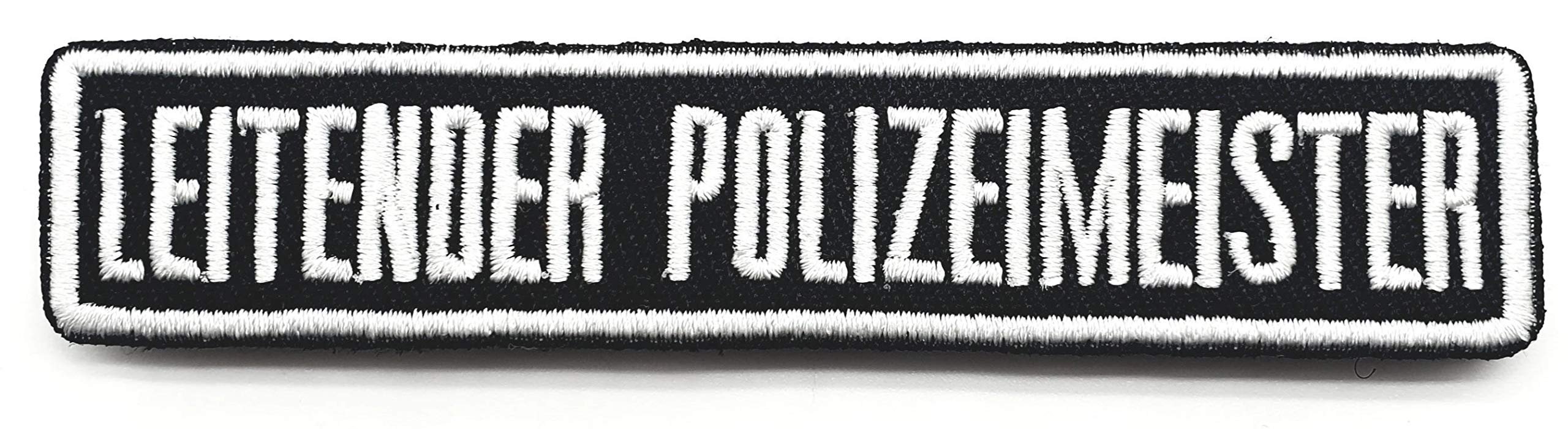 POLIZEIMEMESSHOPName Badges 2.0 Senior Police Master Textile Patch with Velcro