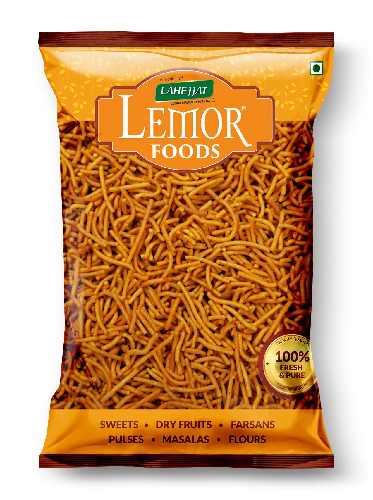 Lemor Tikha Sev (400 gms, 2 Packets of 200 gms Each) | Spicy Pure Besan Namkeen Snacks for Foodie Indian (B08LTCHZLG) Amazon Price History, Amazon Price Tracker