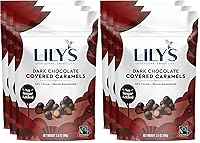 Vista 7 de Lily's Sweets - Caramelos cubiertos de chocolate oscuro, fabricado con Stevia, sin azúcar añadido, bajo en carbohidratos, apto para ceto