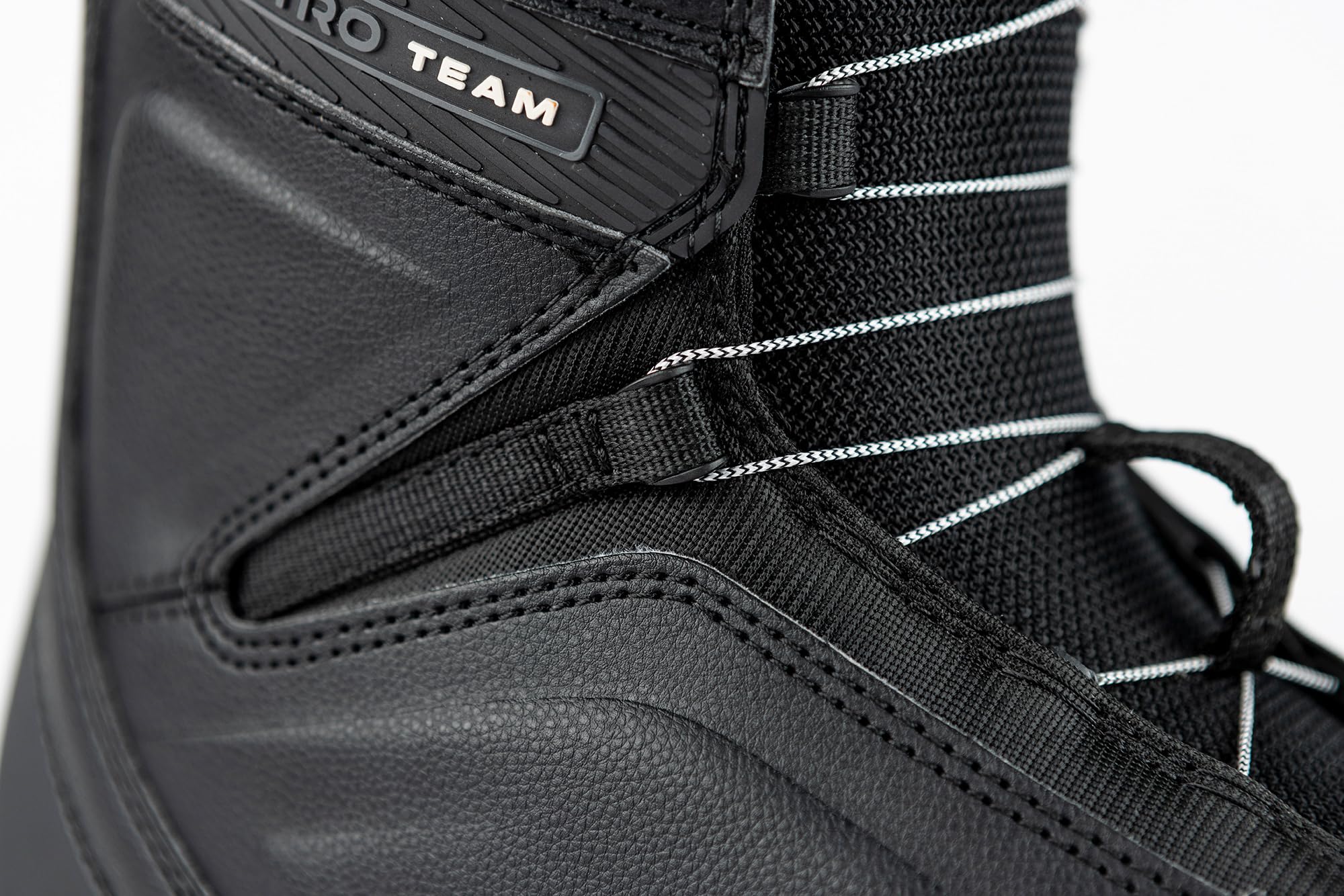 Nitro Team Boa Bottes de Snowboard pour Hommes, Noir, 31