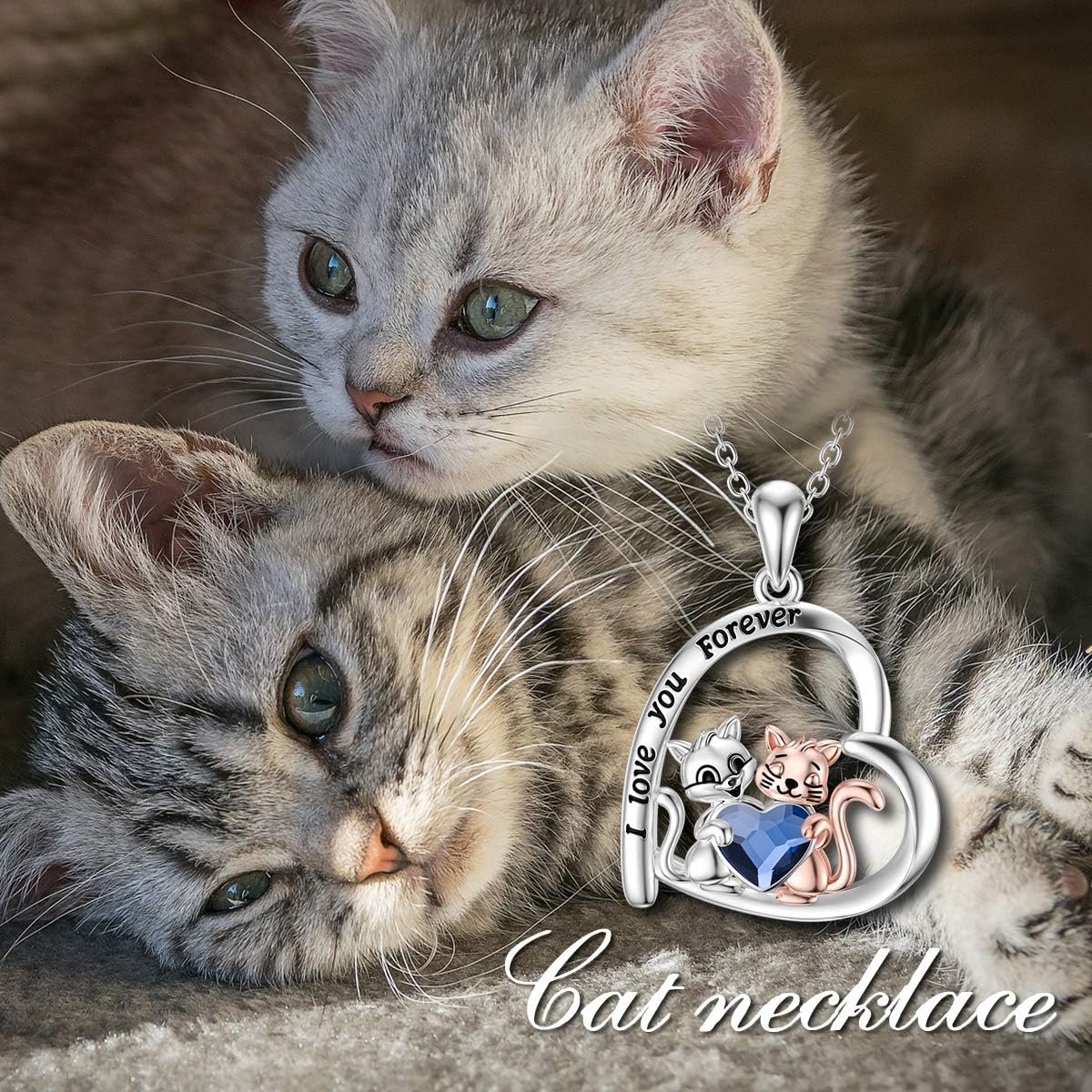 Snake/Bunny/Cat/Giraffe/Horse/Wolf/Mermaid/Bee/Dog/Mermaid/Owl Necklace Sterling Silver Animal Pendant Necklace Christmas Jewelry Gifts for Women