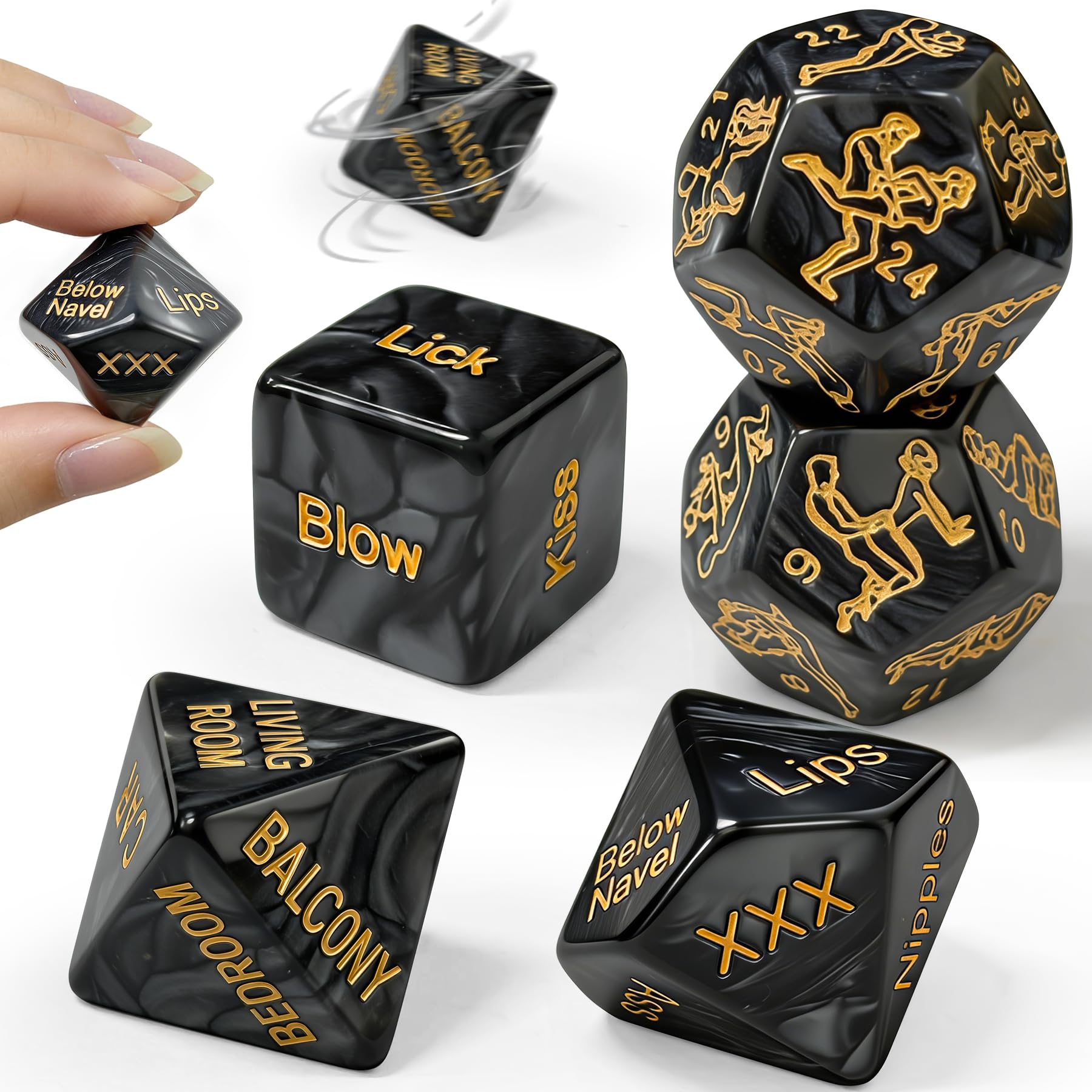 Amazon.com: kykake Positions Sex Game Sex Dice，Couple Toys for