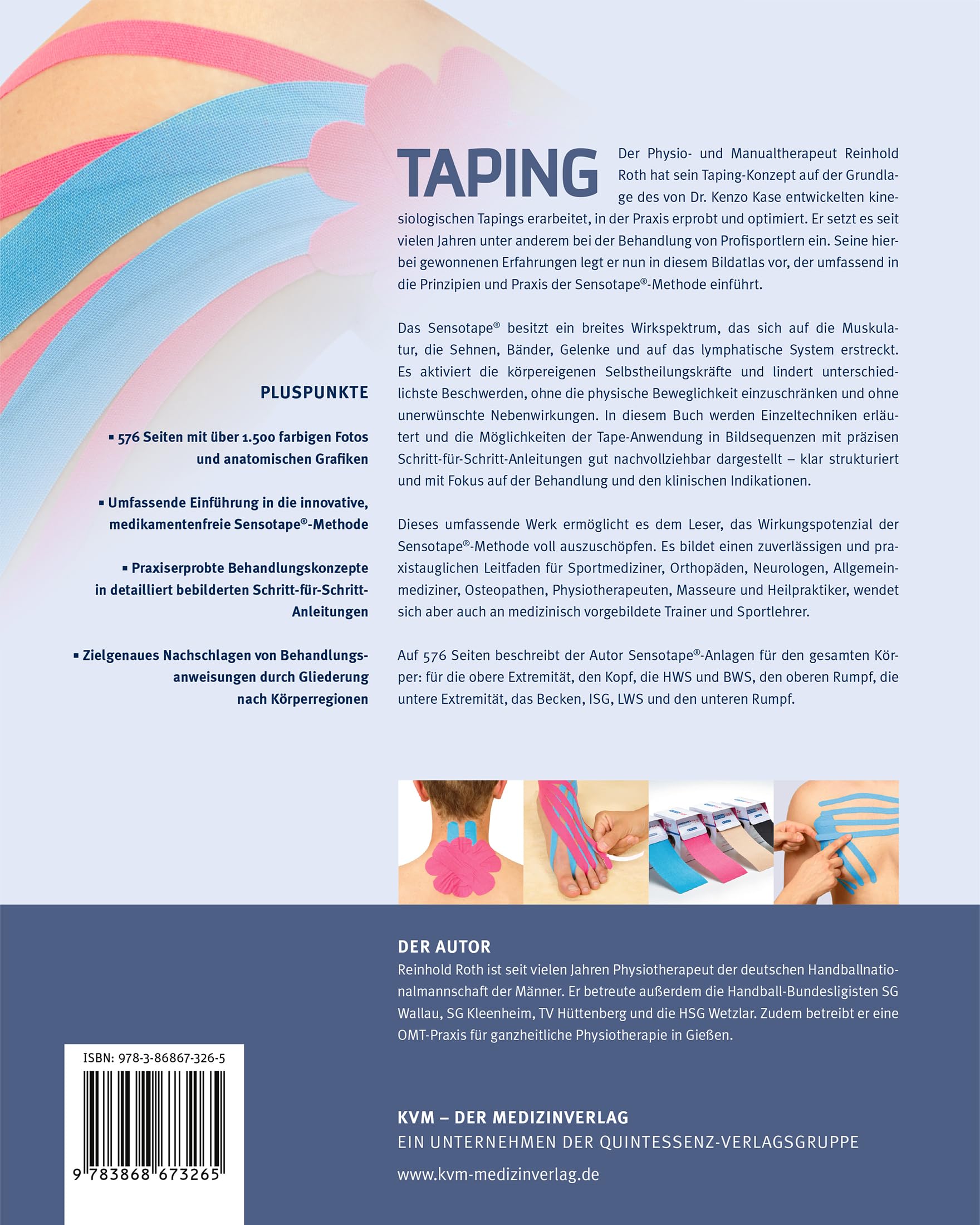 Taping – Der große Bildatlas kinesiologisches Tapen. Grundlagen | Anlagetechniken | Anwendung
