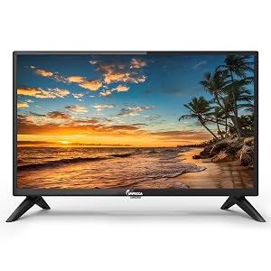 Impecca 24 inch TV HD 720p LED HDMI USB VGA Small Screen Monitor for Home Kitchen RV Camper