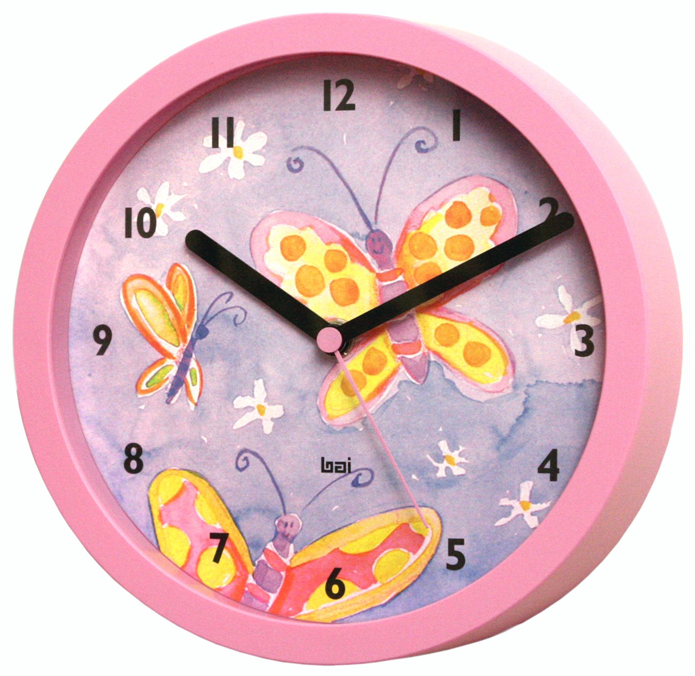 BAI Children Wall Clock, Butterflies