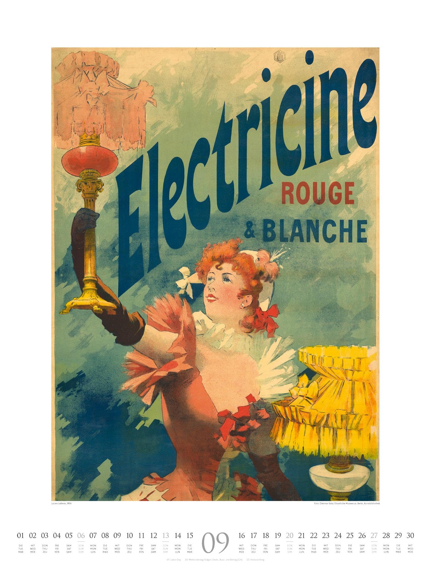 Plakate & Poster Kalender 2026 | Vintage Kunst-Kalender im großen Hochformat (50x66 cm) | Historische Plakatkunst