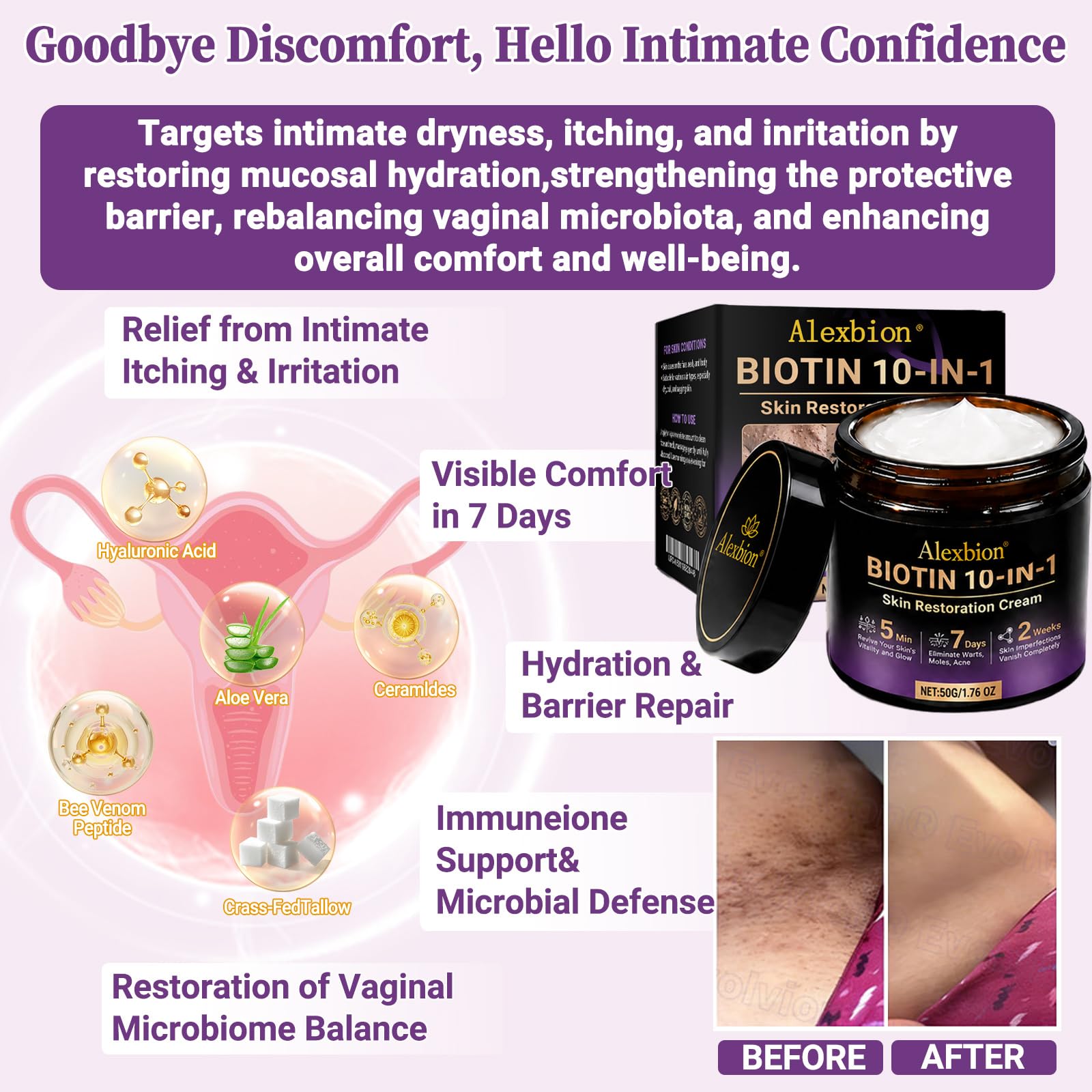 Alexbion Biotin 10-in-1 Skin Restoration Cream