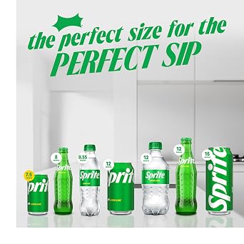 Sprite Lemon Lime Soda Soft Drinks, 7.5 fl oz, 6 Pack