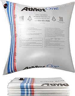 Dunnage Airbags 48" x 48", Pack of 5 - Inflatable & Reusable Woven Polypropylene Dunnage Bags - Prevent Cargo Movement & Damage, Shipment Stabilizer for Pallets, Crates&Barrels by IDL Packaging
