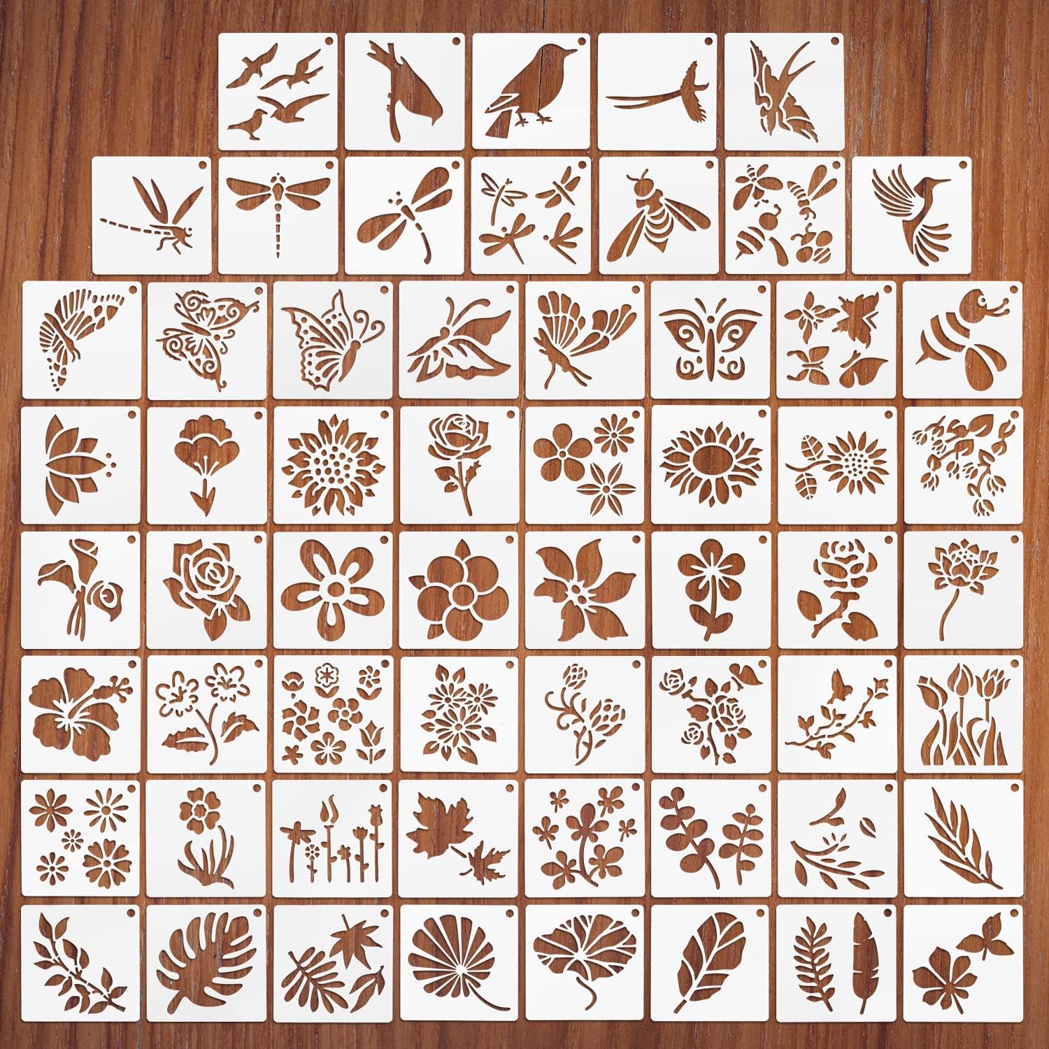 12 Pièces Géométrique Pochoir Dessin Peinture, Pochoir à Dessin