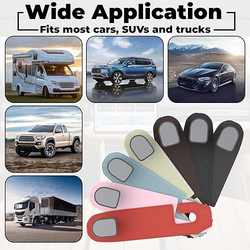 Miniatura 7 de 2 ganchos para bolsos de coche Bonitos ganchos ocultos de cuero para bolsos y bolsos, SUV, minivan, camión