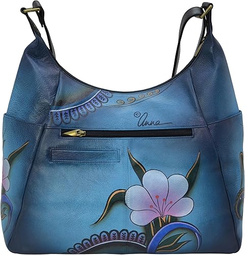 Miniatura 3 de Anna By Anuschka Hobo grande pintado a mano con múltiples bolsillos