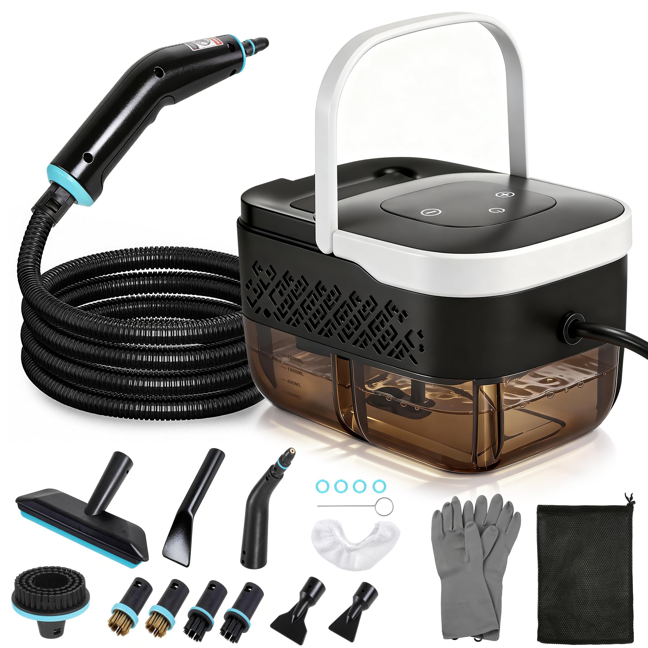BEAMNOVA Handheld Steam Cleaner Car Steamer for Auto Detailing High-Pressure Multi-Purpose Steam Cleaning Machine 42 oz for Car