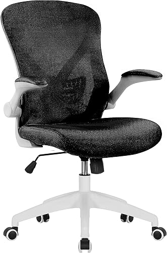 Miniatura 3 de Porthos Home Cole - Silla de oficina ergonómica con respaldo de malla transpirable, soporte lumbar, asiento giratorio de altura ajustable, mecanismo