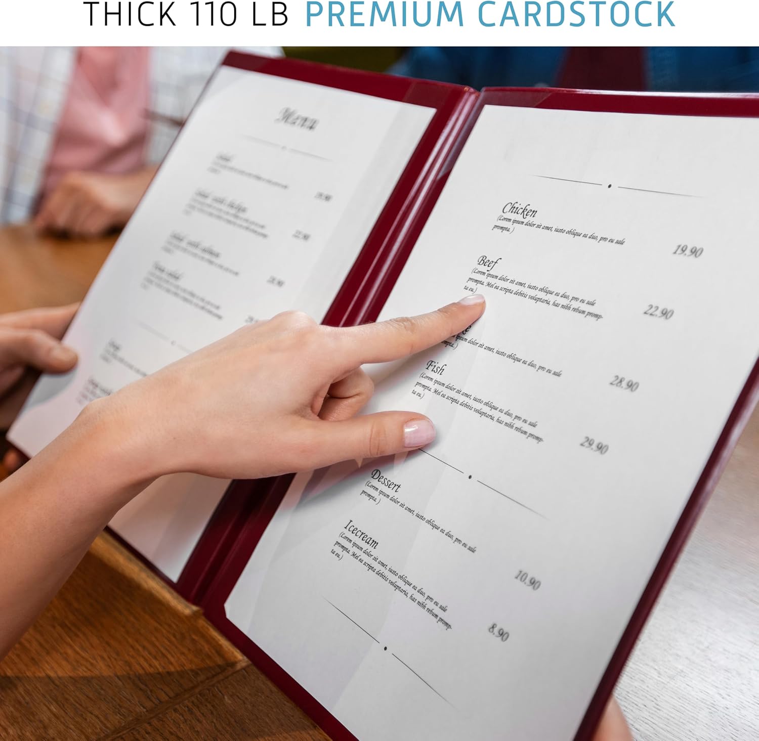 Cardstock Paper | 300 Pack, White Card Stock Printer Paper 8.5 x11, Heavyweight Thick, 110 lb, Premium Smooth Sheets and Printer Compatible - for Crafts, Cards, and Business