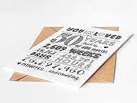 Vista 7 de Katie Doodle - Tarjeta de cumpleaños número 50 súper linda, (hecha a mano en Estados Unidos), regalos de 50 cumpleaños para ella, regalos de 50