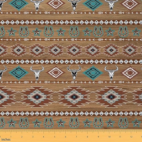 Miniatura 27 de Feelyou Tela de flores Groovy por Yarda - Tela de tapicería retro floral bohemio para coser manualidades, flores hippie de los años 70, decoración