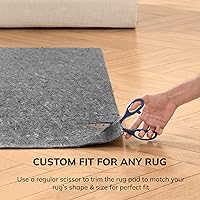 Vista 5 de Anji Mountain Almohadilla de agarre redonda antideslizante de alta calidad, ahorra para todos los suelos, alfombrilla antideslizante de diseño