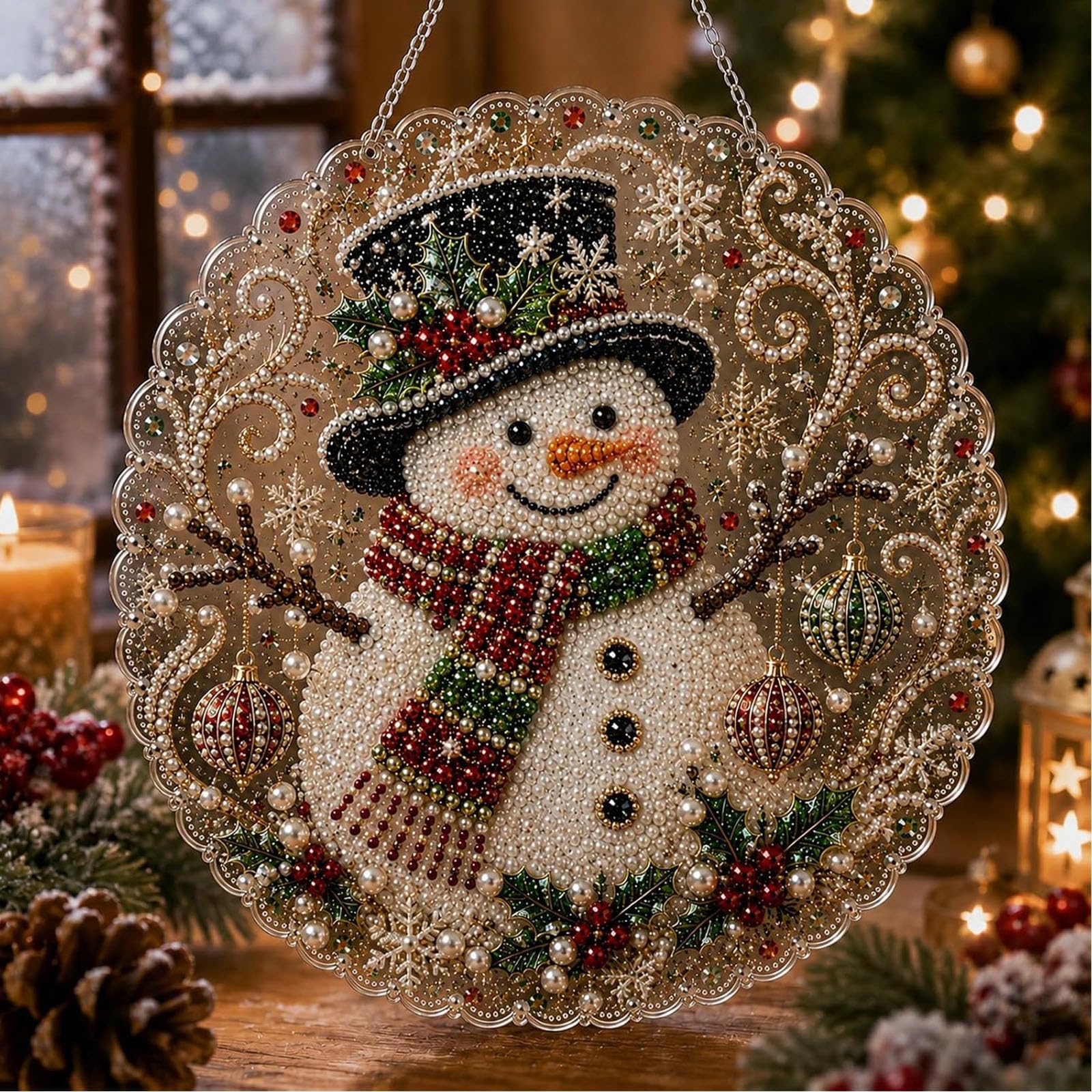 zoocco Christmas Pearl Diamond Art Kit for Adults (FF)