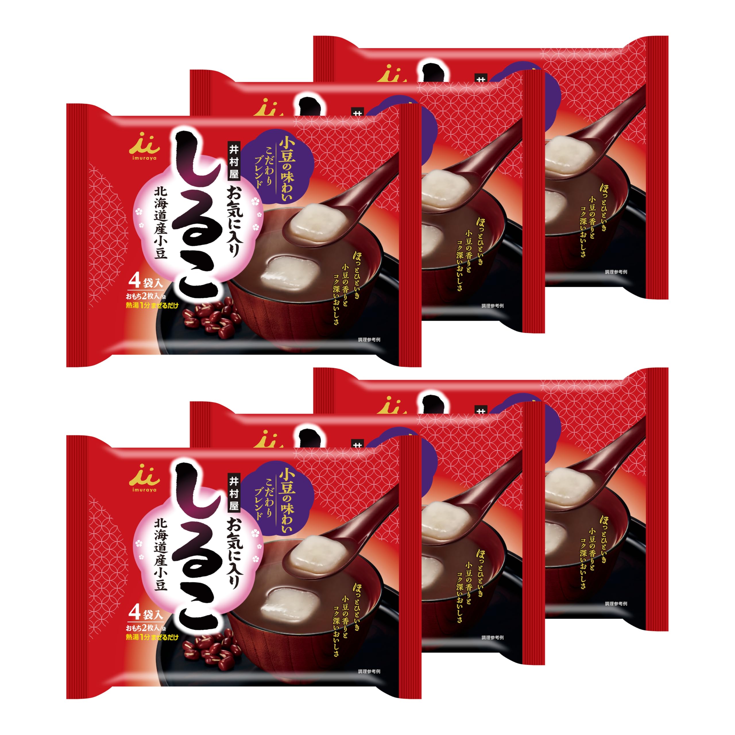 井村屋 お気に入りしるこ 136g（34g×4袋）×6袋