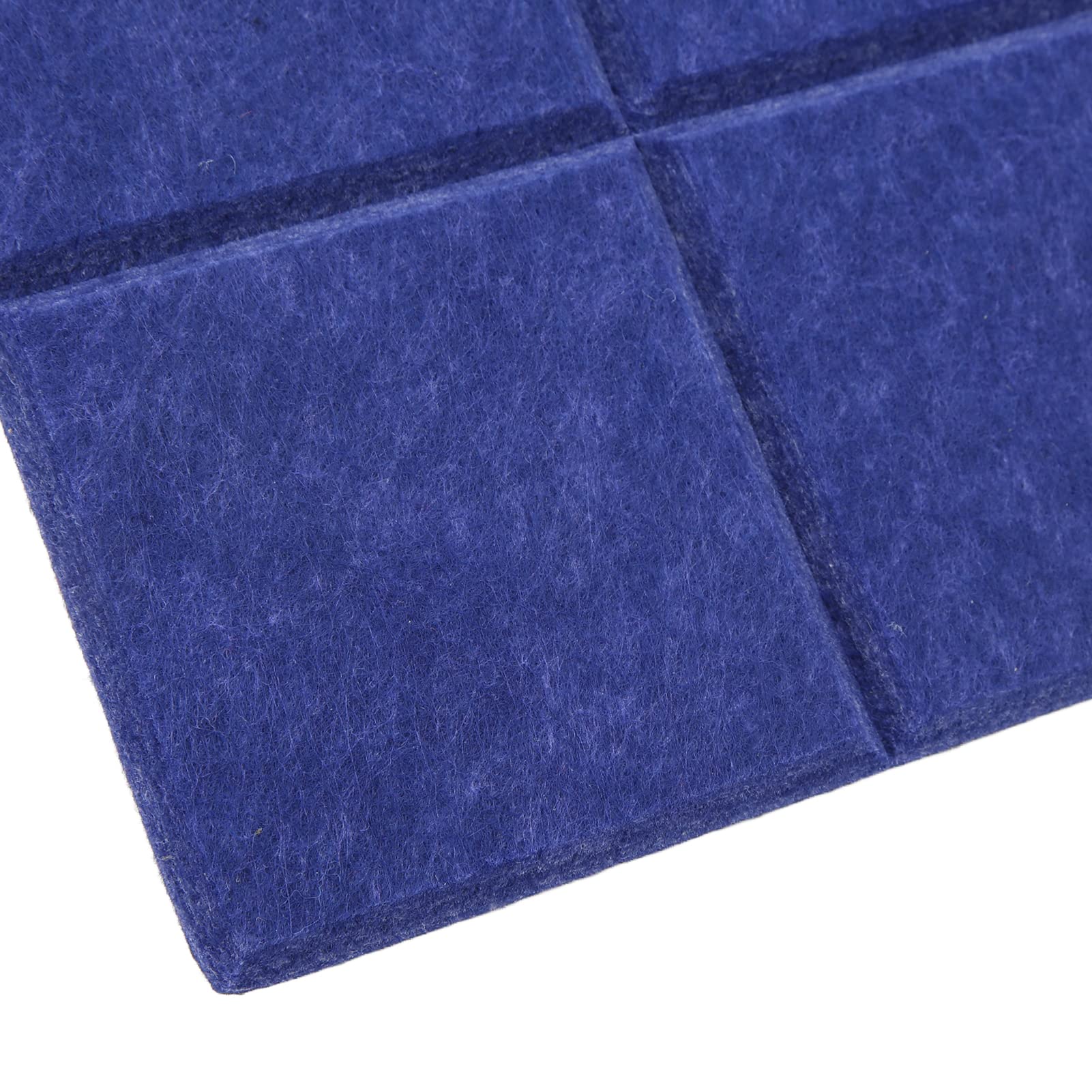 12 Uds Panel Aislante Insonorizado Fibra de Poliéster Azul Oscuro Tratamiento Acústico Azulejos para Estudio de Grabación Hogar