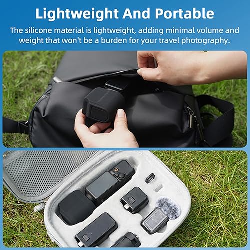 Miniatura 6 de LICHIFIT Tapa de lente de silicona para DJI Osmo Pocket 3 Lente de cámara Capucha protectora Cubierta de lente suave Anti-caída Protector de lente