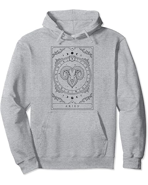 Aries Horoscope Birthday Present Aries Zodiac Sign Aries Pullover Hoodie