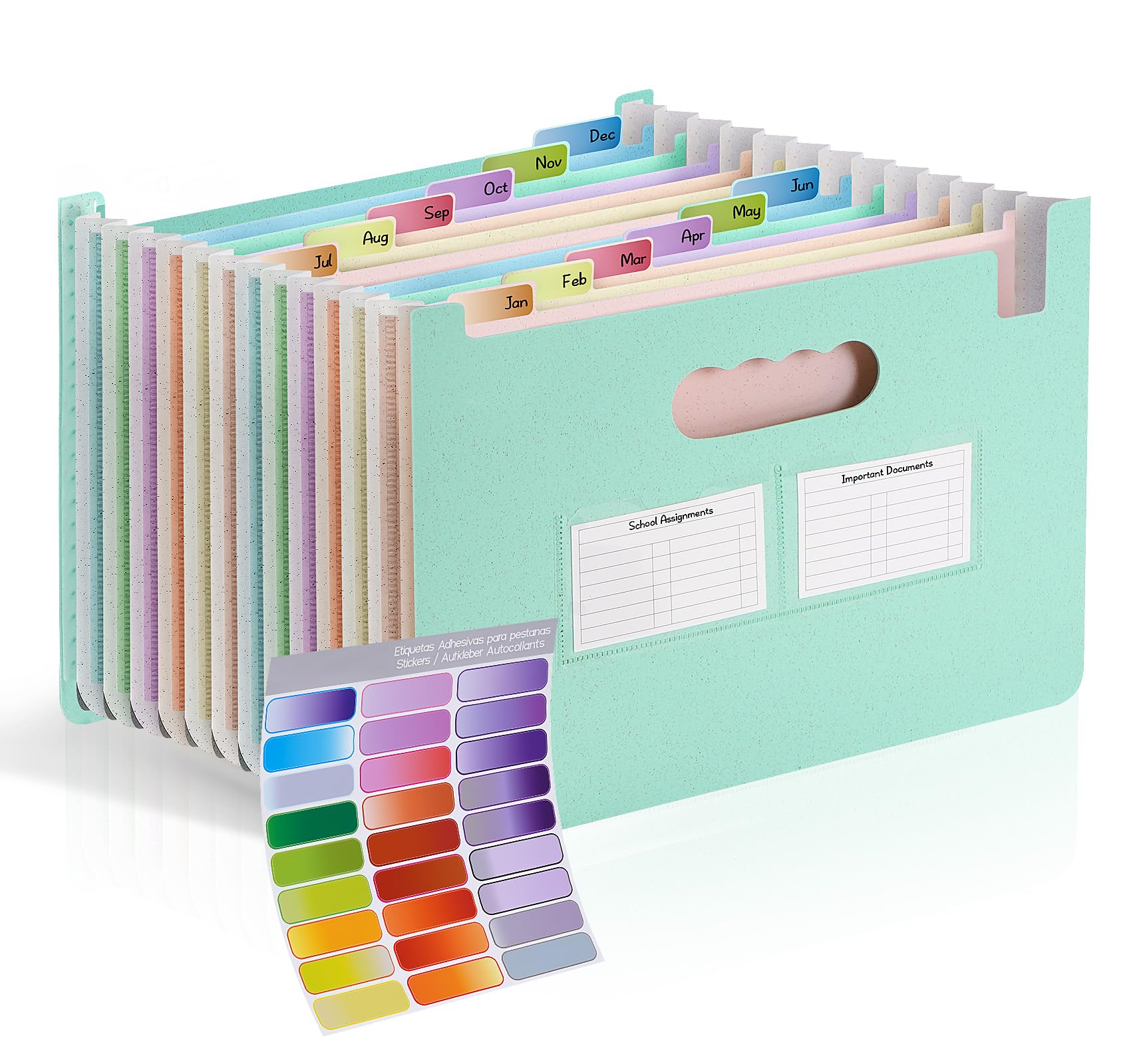 Trieur A4 24 Compartiments Extensible Accordéon Organiseur