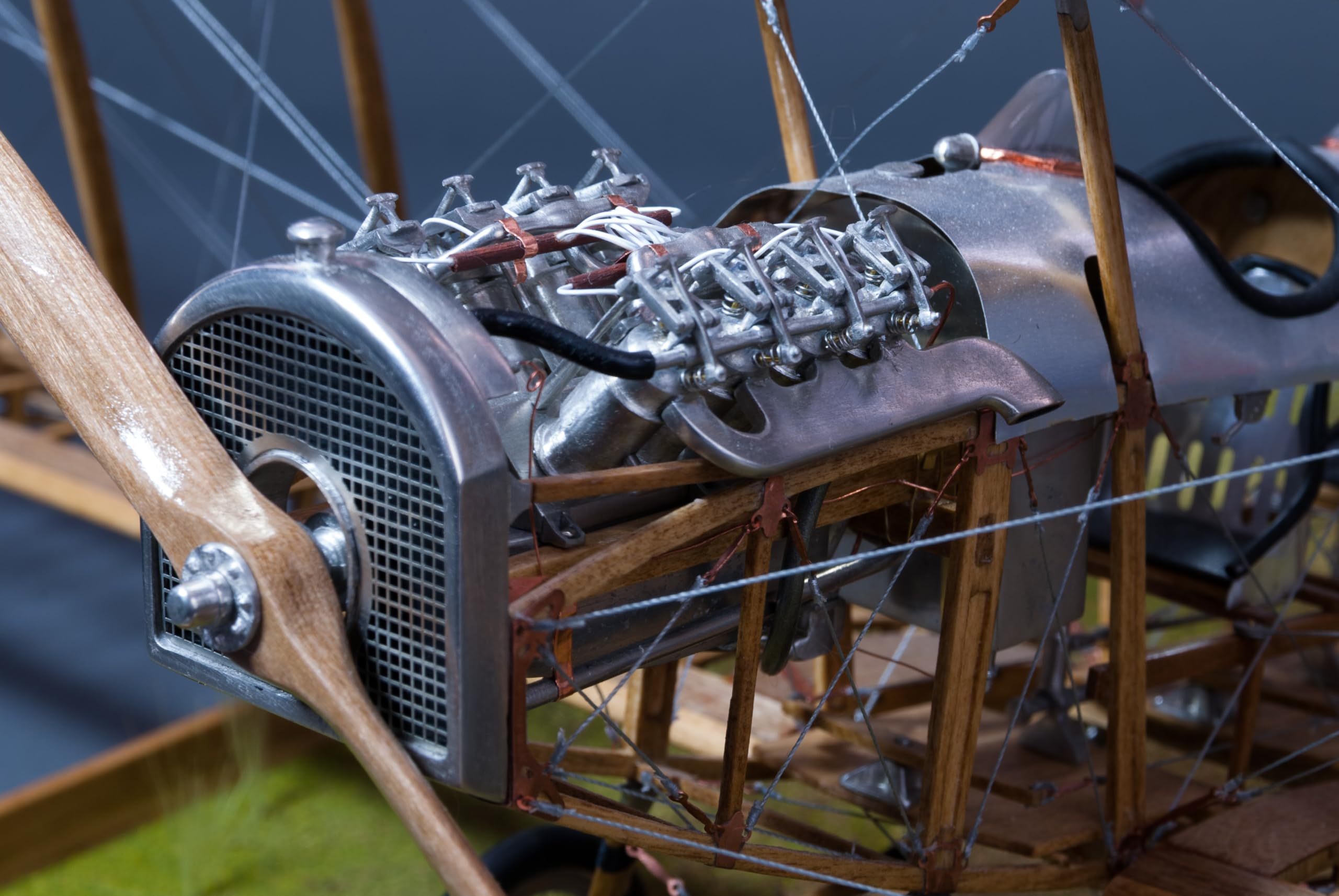 Model Airways Curtiss JN-4D Jenny 1:16 Scale Model Kit - Historically Accurate Wood and Metal Aircraft Model for Adults to Build - Image 8