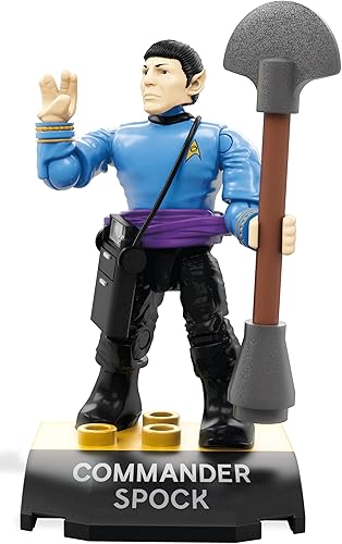 Mega Construx Heroes Commander Spock - Juego de construcción