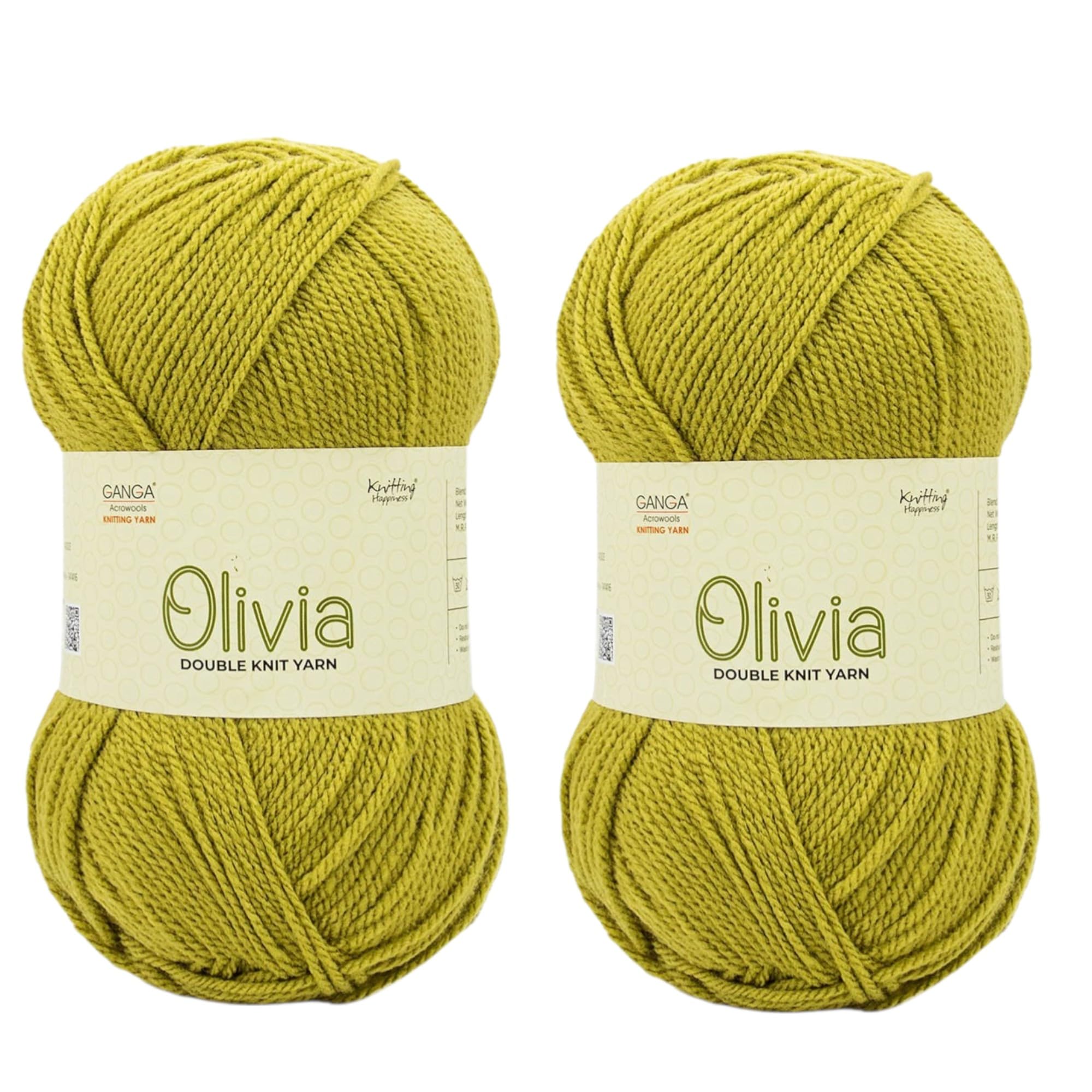 Ganga Acrowools Olivia Yarn - Maroon (2 Balls) -10 Ganga Acrowools Olivia Yarn - Maroon (2 Balls) -10